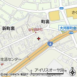 宮城県柴田郡大河原町金ケ瀬町109周辺の地図