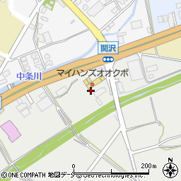 新潟県胎内市関沢52周辺の地図