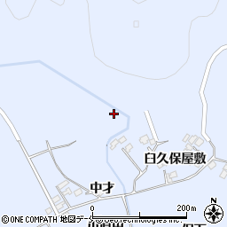 宮城県刈田郡蔵王町宮臼久保大立山周辺の地図