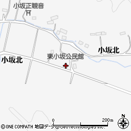 東小坂公民館周辺の地図