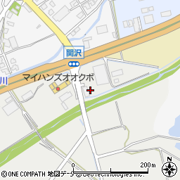 新潟県胎内市関沢3周辺の地図