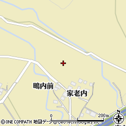 宮城県白石市福岡深谷北沢田43周辺の地図