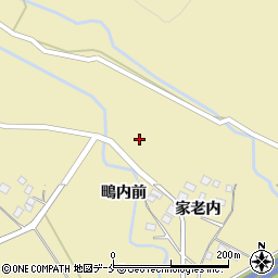 宮城県白石市福岡深谷北沢田34周辺の地図