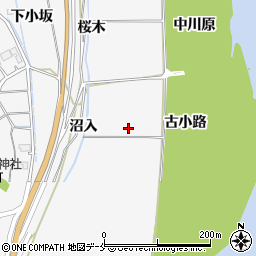 宮城県角田市小坂古小路周辺の地図