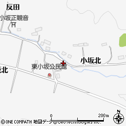 宮城県角田市小坂石原109周辺の地図