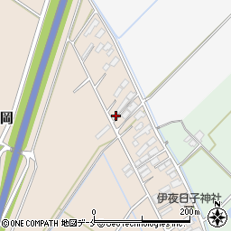 新潟県胎内市弥彦岡23周辺の地図