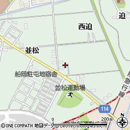 宮城県柴田郡柴田町船岡並松101-5周辺の地図