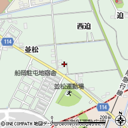 宮城県柴田郡柴田町船岡並松101周辺の地図