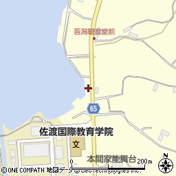 新潟県佐渡市吾潟28周辺の地図