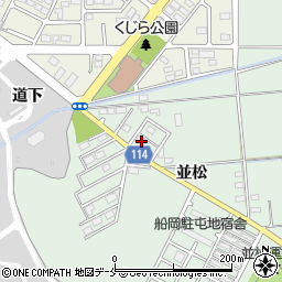 宮城県柴田郡柴田町船岡並松33周辺の地図