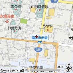 日米商事株式会社　エクスプレス赤湯ＳＳ周辺の地図