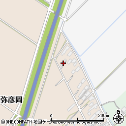 新潟県胎内市弥彦岡654周辺の地図