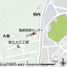 仙南地域職業訓練協会周辺の地図