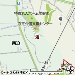 宮城県柴田郡柴田町船岡迫周辺の地図