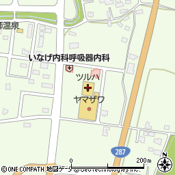 ツルハドラッグ置賜病院前店周辺の地図