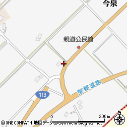 山形県長井市今泉402周辺の地図