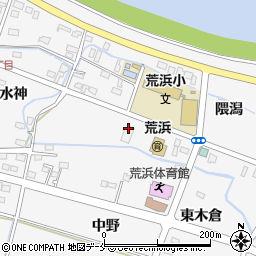 亘理町役場　荒浜児童館周辺の地図