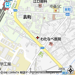 新潟県胎内市表町6-52周辺の地図