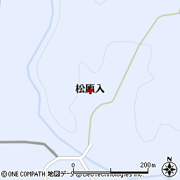 宮城県刈田郡蔵王町宮松原入周辺の地図