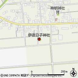 伊夜日子神社周辺の地図