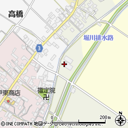 新潟県胎内市堀口373周辺の地図