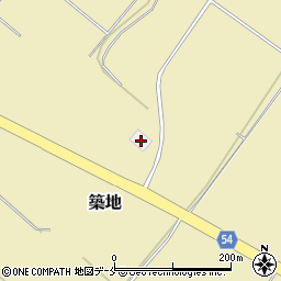 新潟県胎内市築地2863周辺の地図