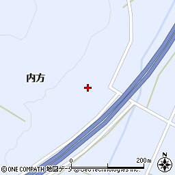 宮城県刈田郡蔵王町宮西宮周辺の地図