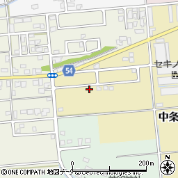 新潟県胎内市中条周辺の地図