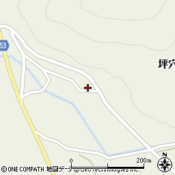 新潟県胎内市坪穴164周辺の地図