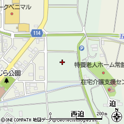 宮城県柴田郡柴田町船岡新道下周辺の地図