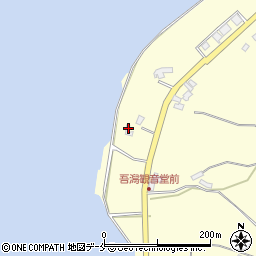 新潟県佐渡市吾潟42周辺の地図