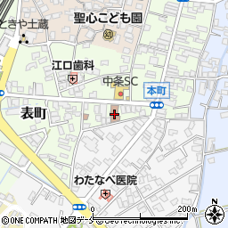 新潟県胎内市表町5-25周辺の地図