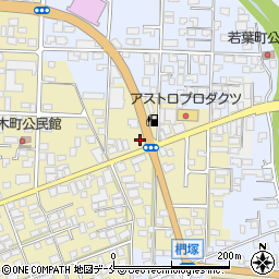 羽角布団店桜木町店周辺の地図