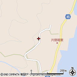 新潟県佐渡市片野尾73周辺の地図