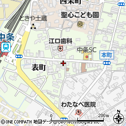 新潟県胎内市表町6-35周辺の地図