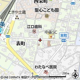 新潟県胎内市表町5-19周辺の地図