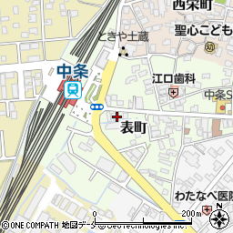 新潟県胎内市表町6-22周辺の地図
