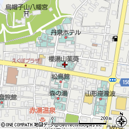 旅館櫻湯・山茱萸周辺の地図