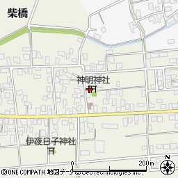 新潟県胎内市柴橋171周辺の地図