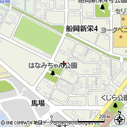 宮城県柴田郡柴田町船岡新栄5丁目周辺の地図