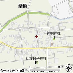 新潟県胎内市柴橋周辺の地図
