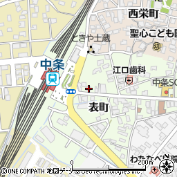 新潟県胎内市表町4-20周辺の地図