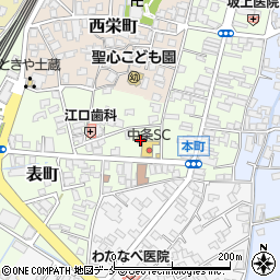 新潟県胎内市表町2-10周辺の地図