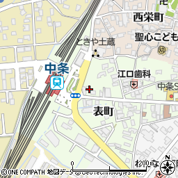 新潟県胎内市表町4-21周辺の地図