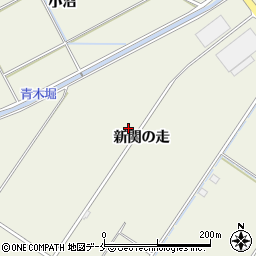 宮城県柴田郡大河原町金ケ瀬新関の走周辺の地図