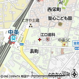 新潟県胎内市表町4-8周辺の地図