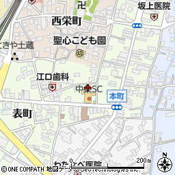 新潟県胎内市表町2-34周辺の地図