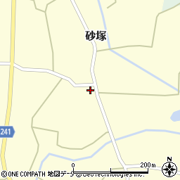 山形県南陽市砂塚2015周辺の地図