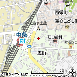 新潟県胎内市表町4周辺の地図