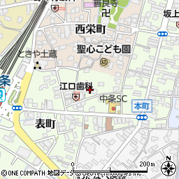新潟県胎内市表町1-13周辺の地図
